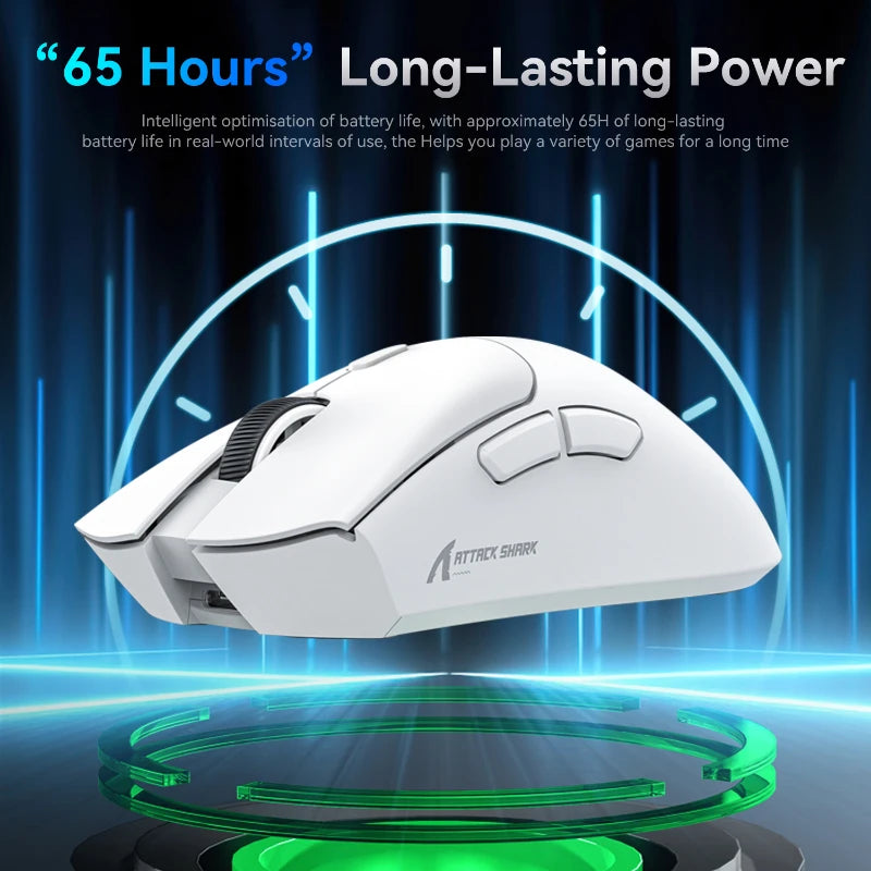 Souris gaming sans fil avec macro et application