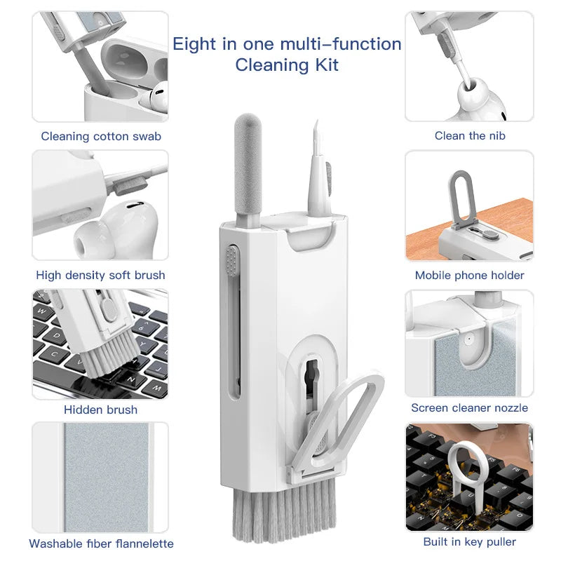 Set de nettoyage 8 en 1 multi usage